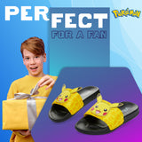 Pokemon Boys Sliders, Beach or Pool Shoes for Kids - Yellow - Get Trend