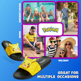 Pokemon Boys Sliders, Beach or Pool Shoes for Kids - Yellow - Get Trend