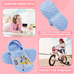 Bluey Clogs for Kids Toddlers Fun Garden Shoes Slip On with Shoe Charms Indoor Outdoor Summer Slippers Home Beach Pool Holiday - Get Trend