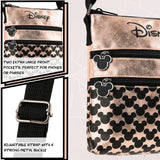 Disney Women's and Teenager Shoulder Bag, Mickey Mouse and Minnie Mouse Bag, Women's Small Shoulder Bag