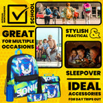Sonic The Hedgehog Backpack Set 4 Pcs - Get Trend