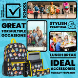 Pokemon Backpack Set 4 Pcs Water Bottle Backpack Pencil Case Insulated Lunch Bag - Get Trend
