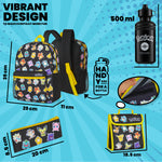 Pokemon 4 Piece Set: Backpack, Lunch Bag, Pencil Case & Water Bottle Set for Kids - Get Trend