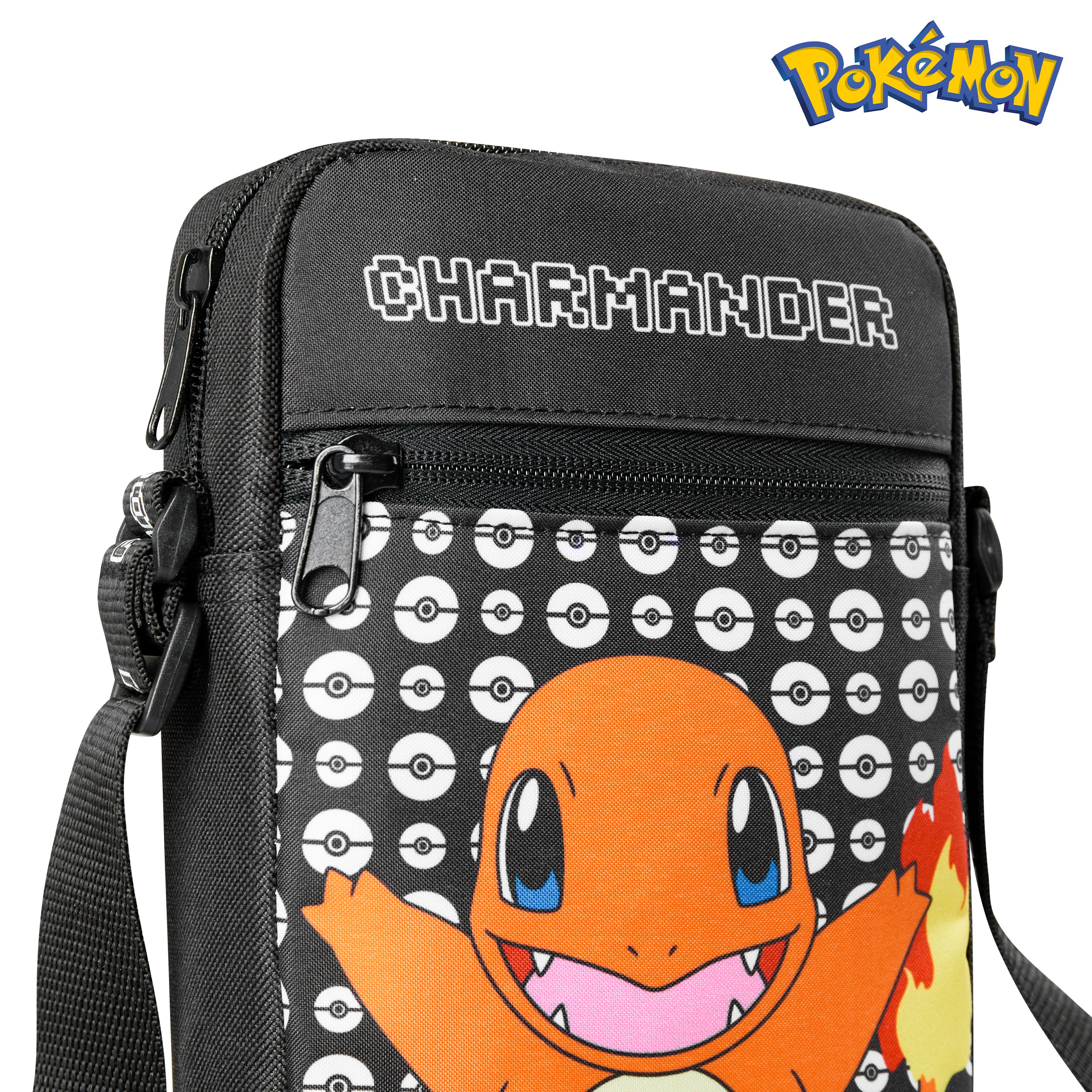 Pokemon Shoulder Bag Cross Body Bag for Kids - Adjustable Strap Kids Charmander - Get Trend