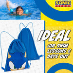 Sonic The Hedgehog Kids Drawstring Bags - Gamer Swimming Bag, School, Sports, PE Bag - Get Trend