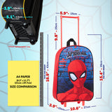 Marvel Spiderman Suitcase - Foldable Trolley Bag 39 x 27cm 10.5 litres 2 Wheels Extendable
