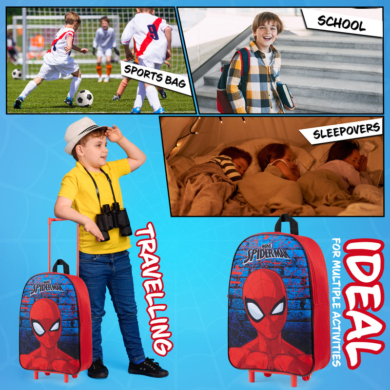 Marvel Suitcase - Foldable Trolley Bag - Get Trend