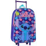 Disney Stitch Suitcase - Foldable Trolley Bag 39 x 27cm 10.5 litres 2 Wheels
