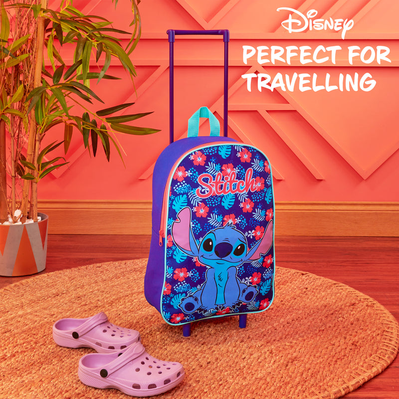 Disney Stitch Suitcase - Foldable Trolley Bag - Get Trend
