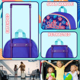 Disney Stitch Suitcase - Foldable Trolley Bag 39 x 27cm 10.5 litres 2 Wheels