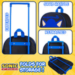 Sonic The Hedgehog Suitcase - Foldable Trolley Bag - Get Trend