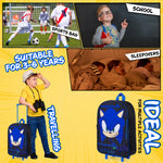 SONIC THE HEDGEHOG Suitcase - Foldable Trolley Bag 39 x 27cm 10.5 litres - Get Trend