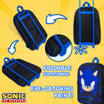 SONIC THE HEDGEHOG Suitcase - Foldable Trolley Bag 39 x 27cm 10.5 litres - Get Trend