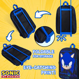 SONIC THE HEDGEHOG Suitcase - Foldable Trolley Bag 39 x 27cm 10.5 litres - Get Trend