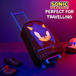 SONIC THE HEDGEHOG Suitcase - Foldable Trolley Bag 39 x 27cm 10.5 litres - Get Trend