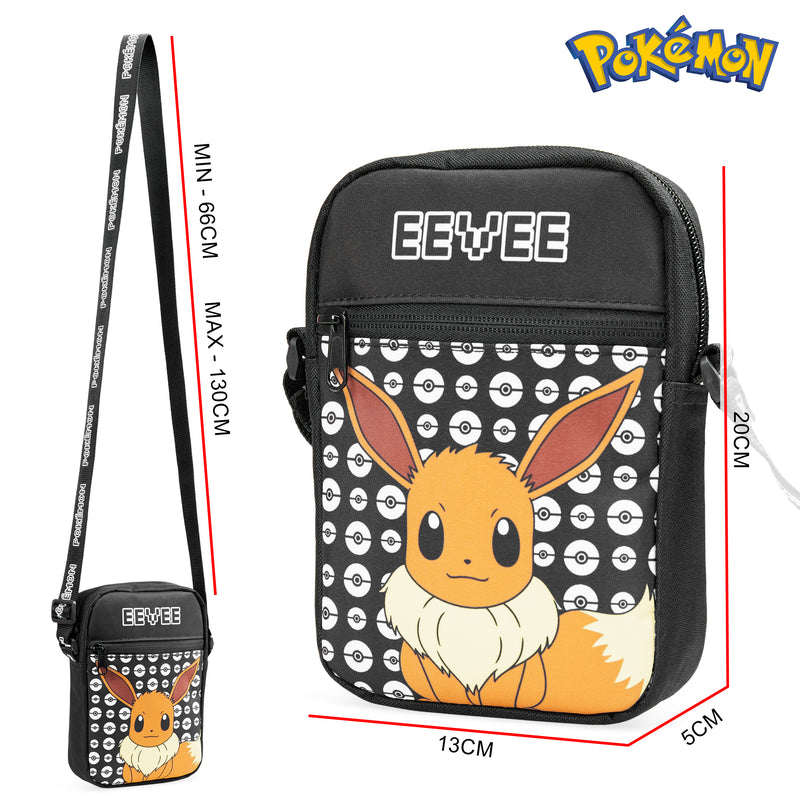 Pokemon Shoulder Bag Cross Body Bag for Kids - EEVEE - Get Trend