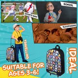 Pokemon Kids Foldable Trolley Suitcase 39 x 27cm, 10.5 litres 2 Wheels Extendable Handle