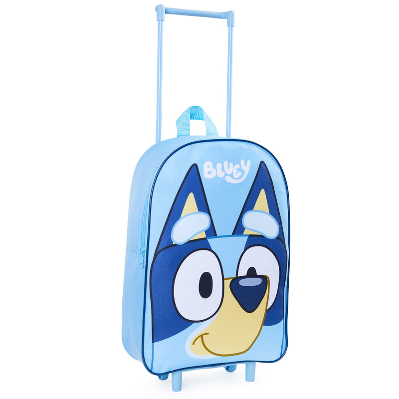 Bluey Children’s Luggage Suitcase - Foldable Trolley Bag - Get Trend