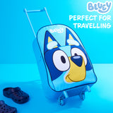 Bluey Children’s Luggage Suitcase - Foldable Trolley Bag - Get Trend