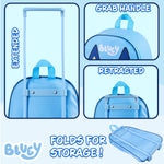 Bluey Children’s Luggage Suitcase - Foldable Trolley Bag - Get Trend