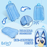 Bluey Children’s Luggage Suitcase - Foldable Trolley Bag - Get Trend