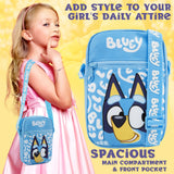 Bluey Handbag for Girls Cute Cross Body Bag with Adjustable Strap for Shopping Days Out Holiday Gifts for Girls - Get Trend