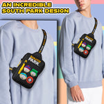 South Park Bag for Teens Men Sling Cross Body Bag Adjustable Shoulder Chest Strap Eric Kenny Cartman Travel Gifts for Men - Get Trend