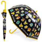 Pokemon Stick Umbrella for Kids Pikachu Folding Dome Umbrella Lightweight Design