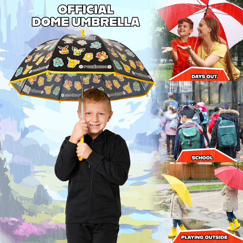 Pokemon Dome Umbrella for Kids - Get Trend
