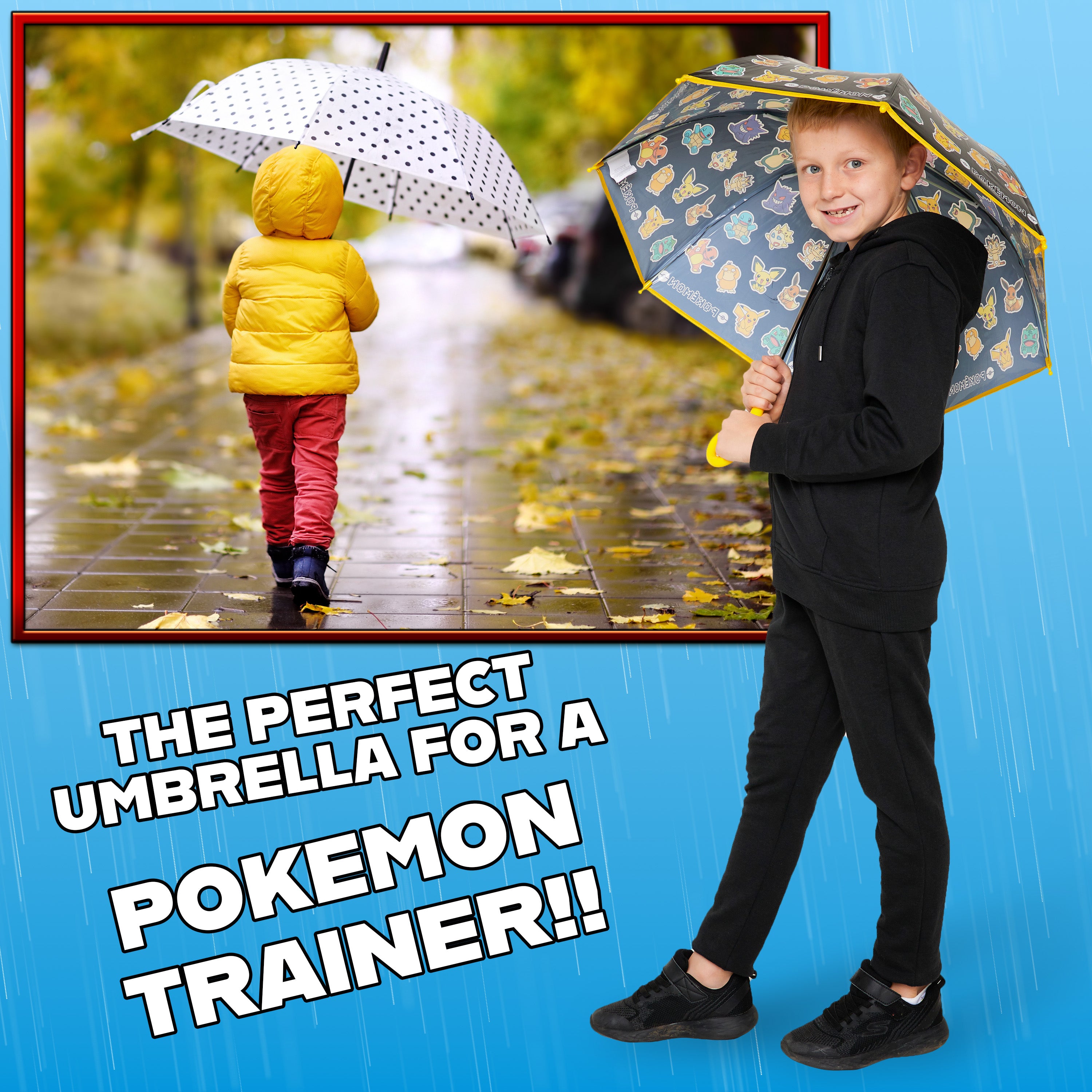 Pokemon Dome Umbrella for Kids - Get Trend