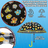 Pokemon Stick Umbrella for Kids Pikachu Folding Dome Umbrella Lightweight Design