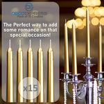 pack of 15 candles perfect for romance