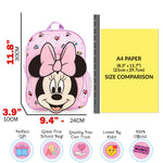 Disney Minnie Mouse Backpack Girls Rucksack for Toddlers Nursery Preschool - Get Trend
