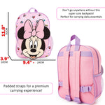 Disney Minnie Mouse Backpack Girls Rucksack for Toddlers Nursery Preschool - Get Trend
