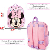 Disney Minnie Mouse Backpack Girls Rucksack for Toddlers Nursery Preschool - Get Trend