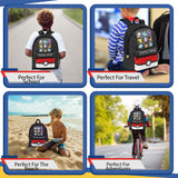 Pokemon Backpack for Kids Teenagers Pikachu Rucksack School Bag with Zipped Pockets