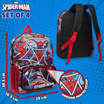 Marvel Spiderman School Bag Set - Backpack, Water Bottle, Wallet, Keyring - Get Trend