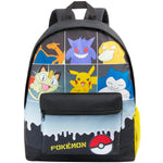 Pokemon Backpack for Kids Teenagers Pikachu Rucksack School Bag with Zipped Pockets Adjustable Straps Charizard Daypack for Travel Sports Anime Gifts - Get Trend