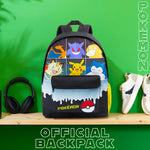 Pokemon Backpack for Kids Teenagers Pikachu Rucksack School Bag with Zipped Pockets Adjustable Straps Charizard Daypack for Travel Sports Anime Gifts - Get Trend