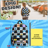 Pokemon Backpack for Kids Teenagers Pikachu Rucksack School Bag