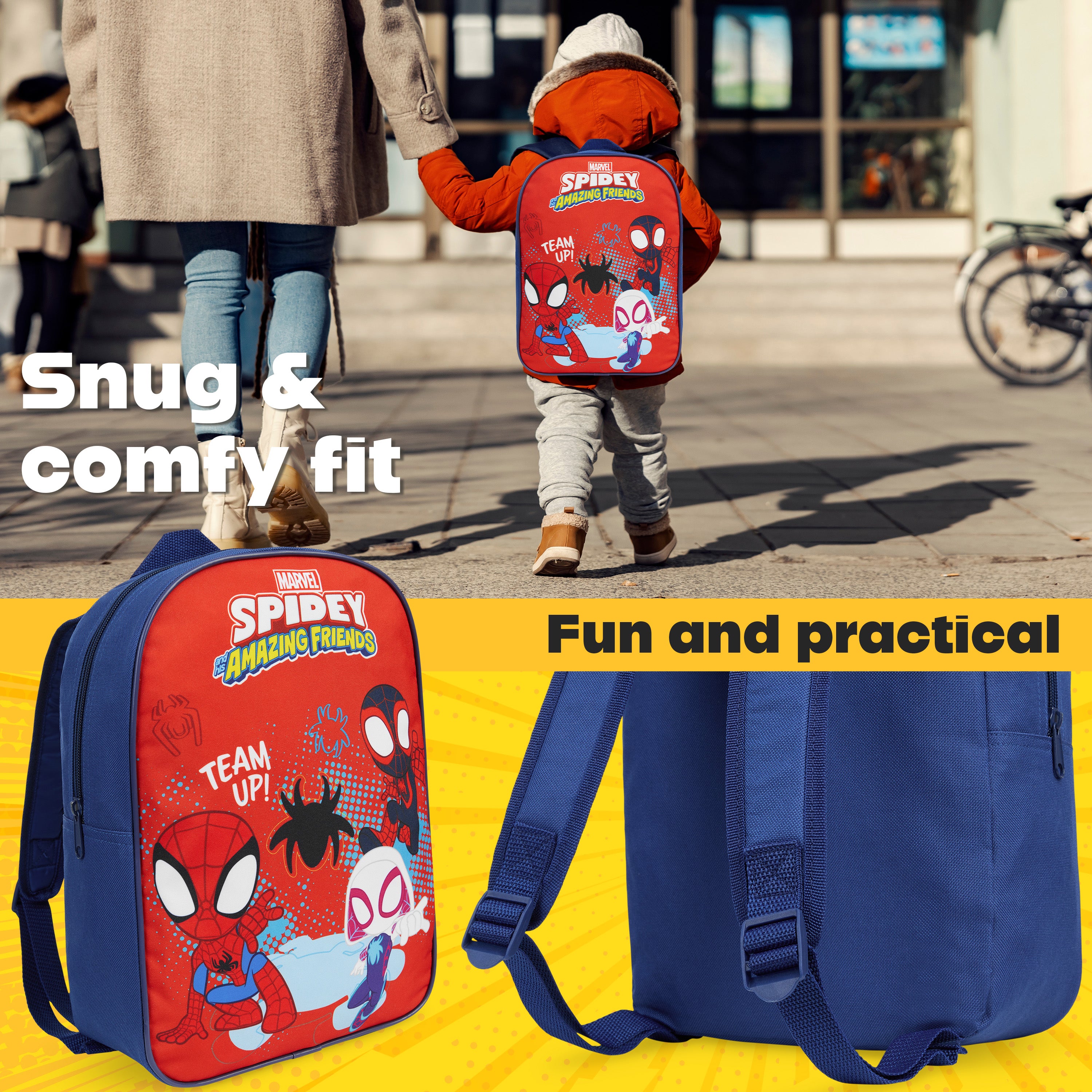 Get Trend Backpack Kids Toddler Cute Daypack Nursery Bag Preschool Primary Sports Travel Backpack PE Bookbag Adjustable Straps 3-9 Years - Get Trend