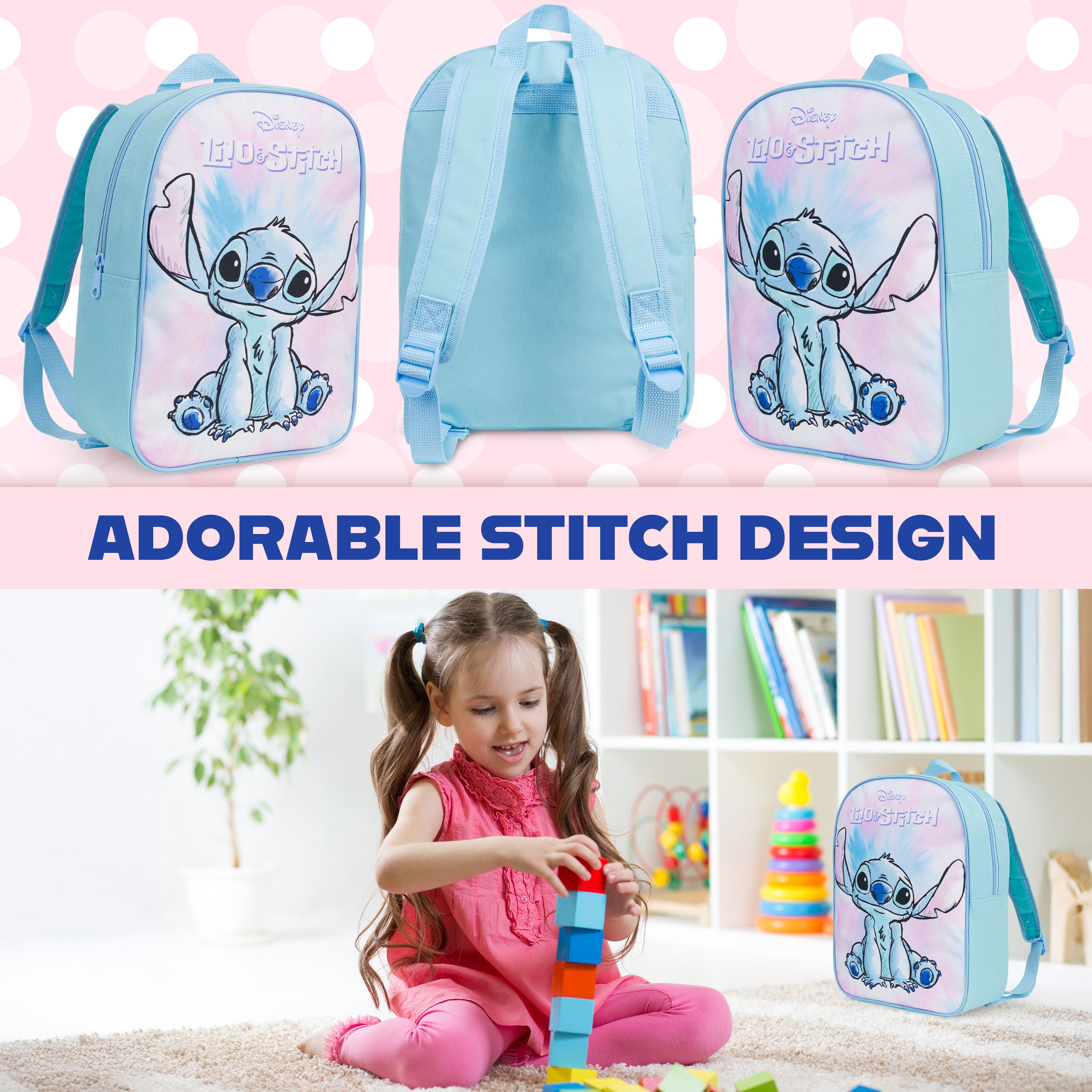 Get Trend Backpack Kids Toddler Cute Daypack Nursery Bag Preschool Primary Sports Travel Backpack PE Bookbag Adjustable Straps 3-9 Years - Get Trend