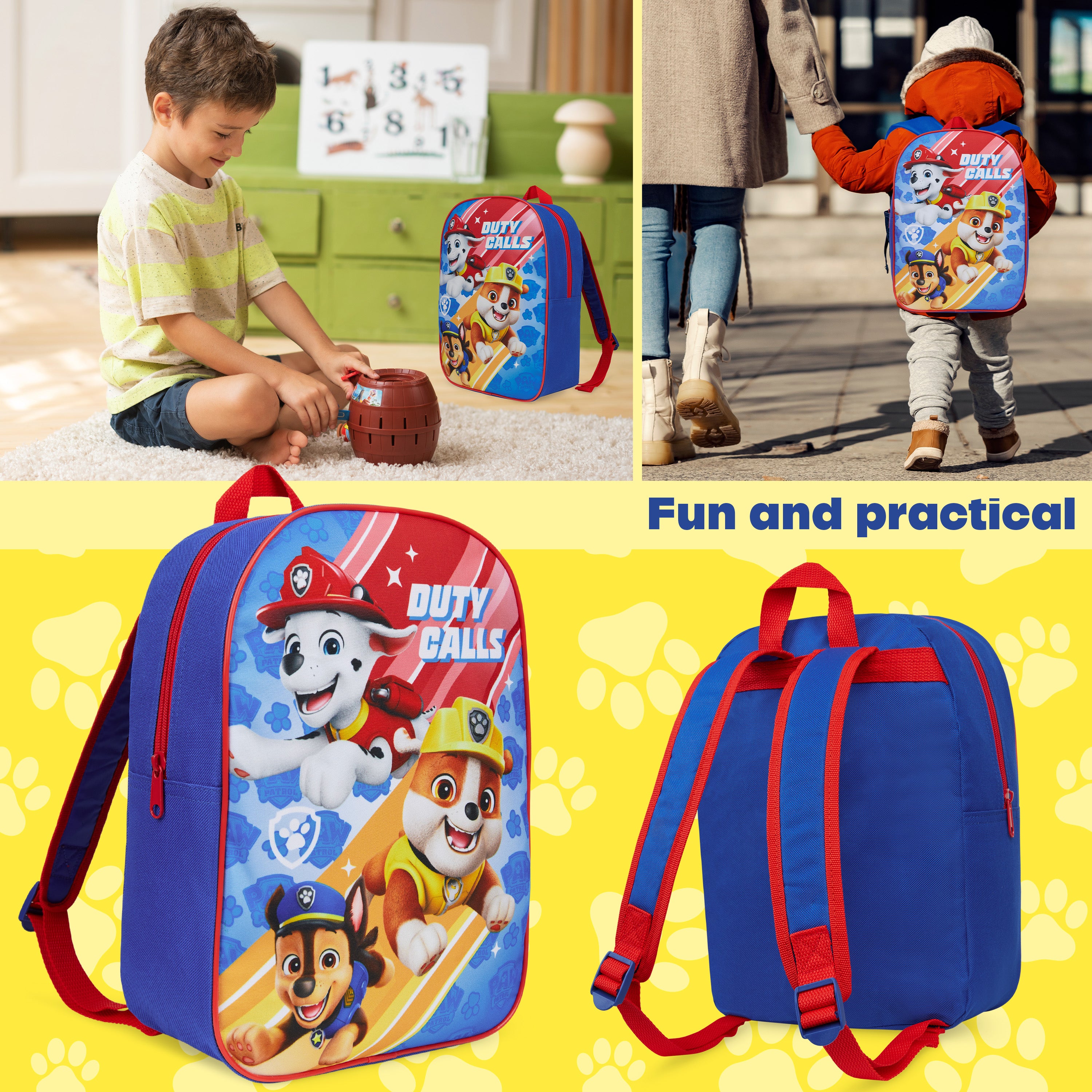 Get Trend Backpack Kids Toddler Cute Daypack Nursery Bag Preschool Primary Sports Travel Backpack PE Bookbag Adjustable Straps 3-9 Years - Get Trend