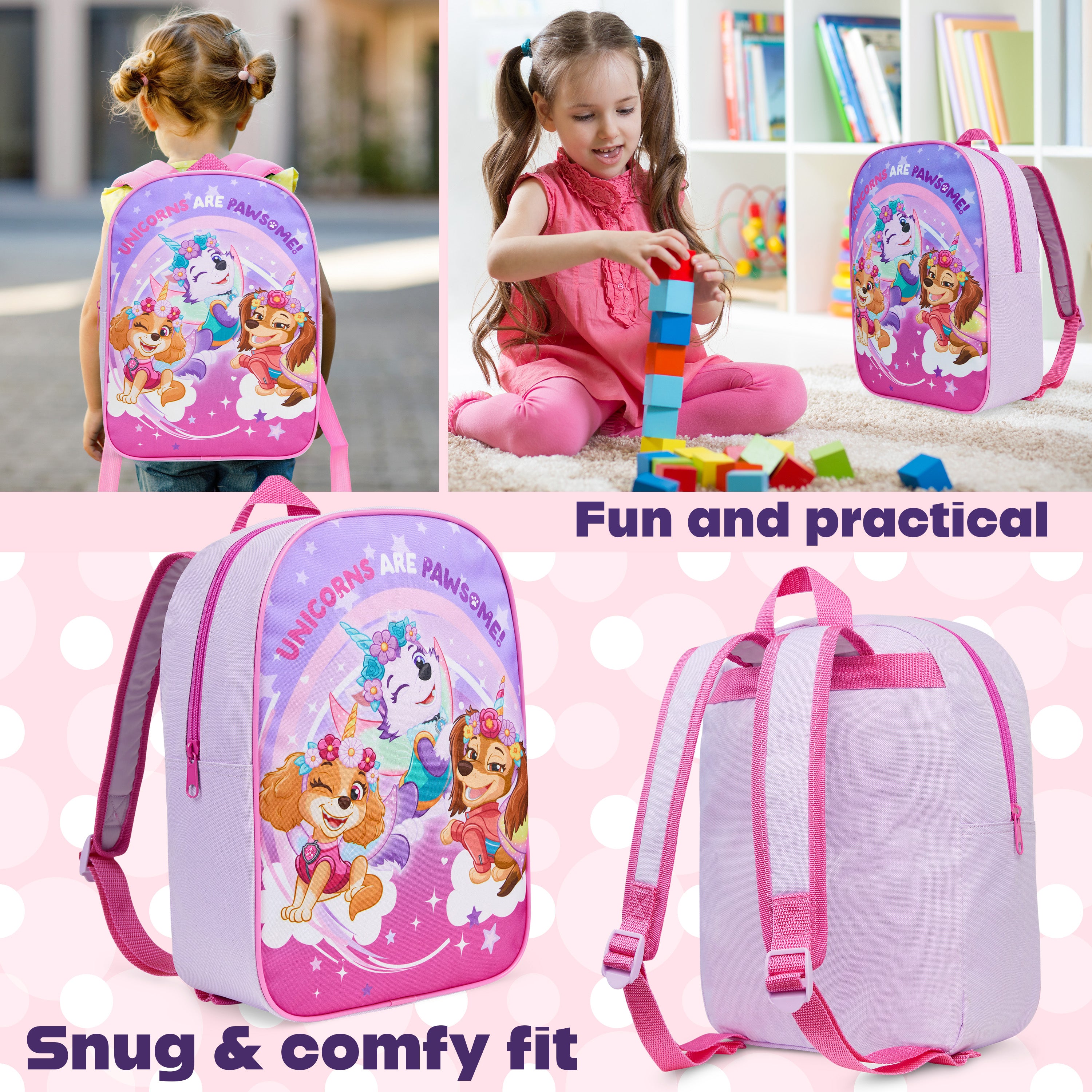 Get Trend Backpack Kids Toddler Cute Daypack Nursery Bag Preschool Primary Sports Travel Backpack PE Bookbag Adjustable Straps 3-9 Years - Get Trend