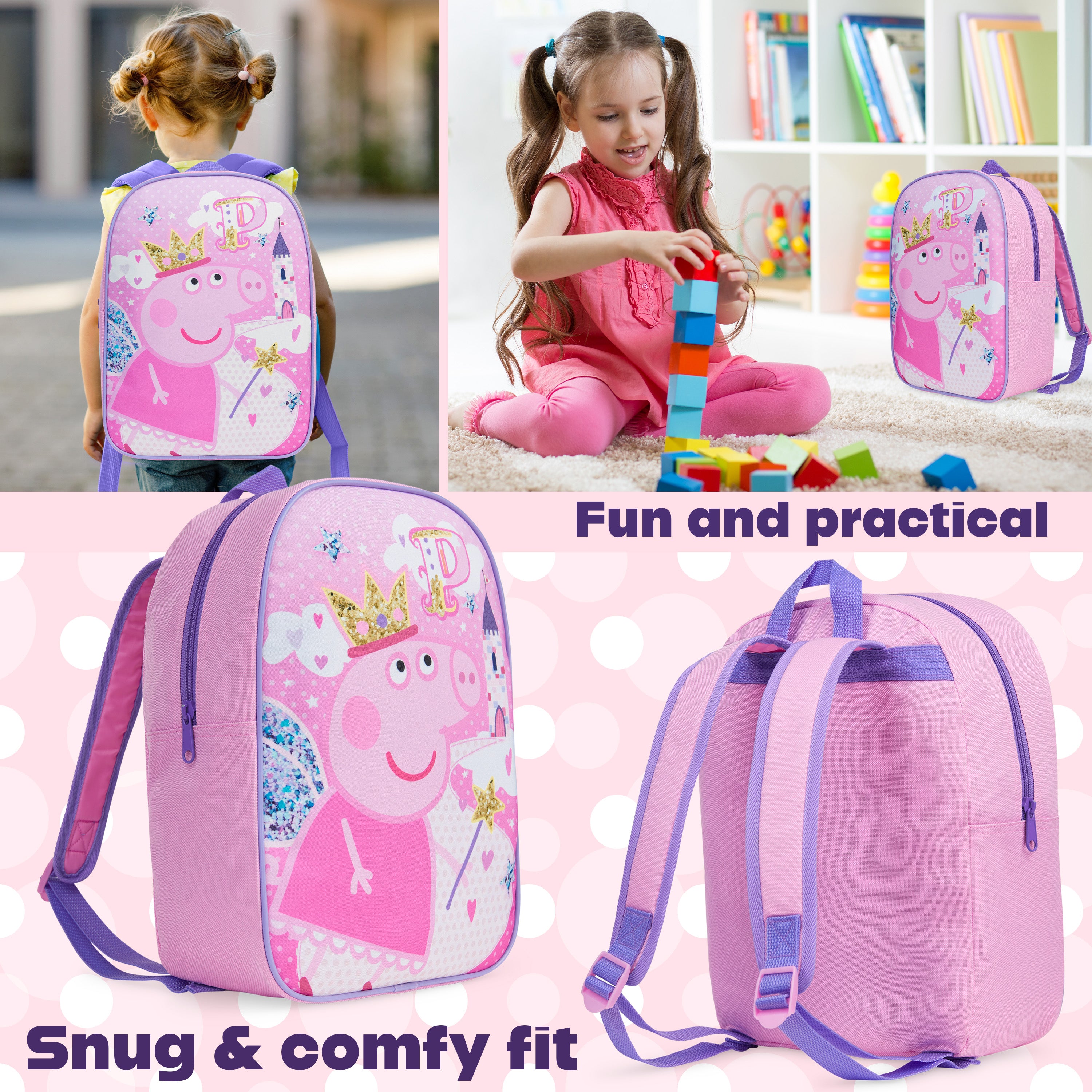 Get Trend Backpack Kids Toddler Cute Daypack Nursery Bag Preschool Primary Sports Travel Backpack PE Bookbag Adjustable Straps 3-9 Years - Get Trend