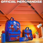 Marvel Spiderman Backpack Set 4 Pcs Water Bottle Pencil Case Lunch Bag or Wallet Keyring Travel School School Supplies (Spidey) - Get Trend