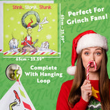 The Grinch Kitchen Towel Pack of 2, Christmas Dish Cloth Funny Tea Towel Washing Up Cotton Hand Cloth Kitchen Accessories