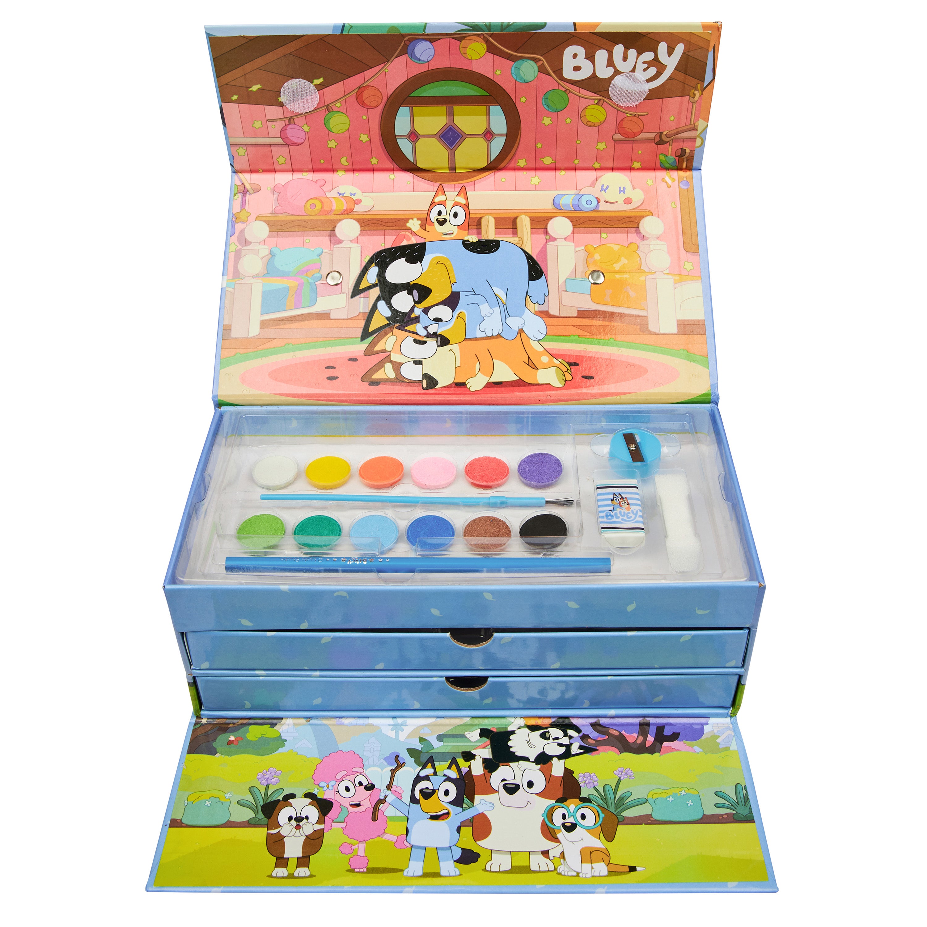 Bluey Kids Art Set 40 Plus Pieces - Colouring Sets - Get Trend