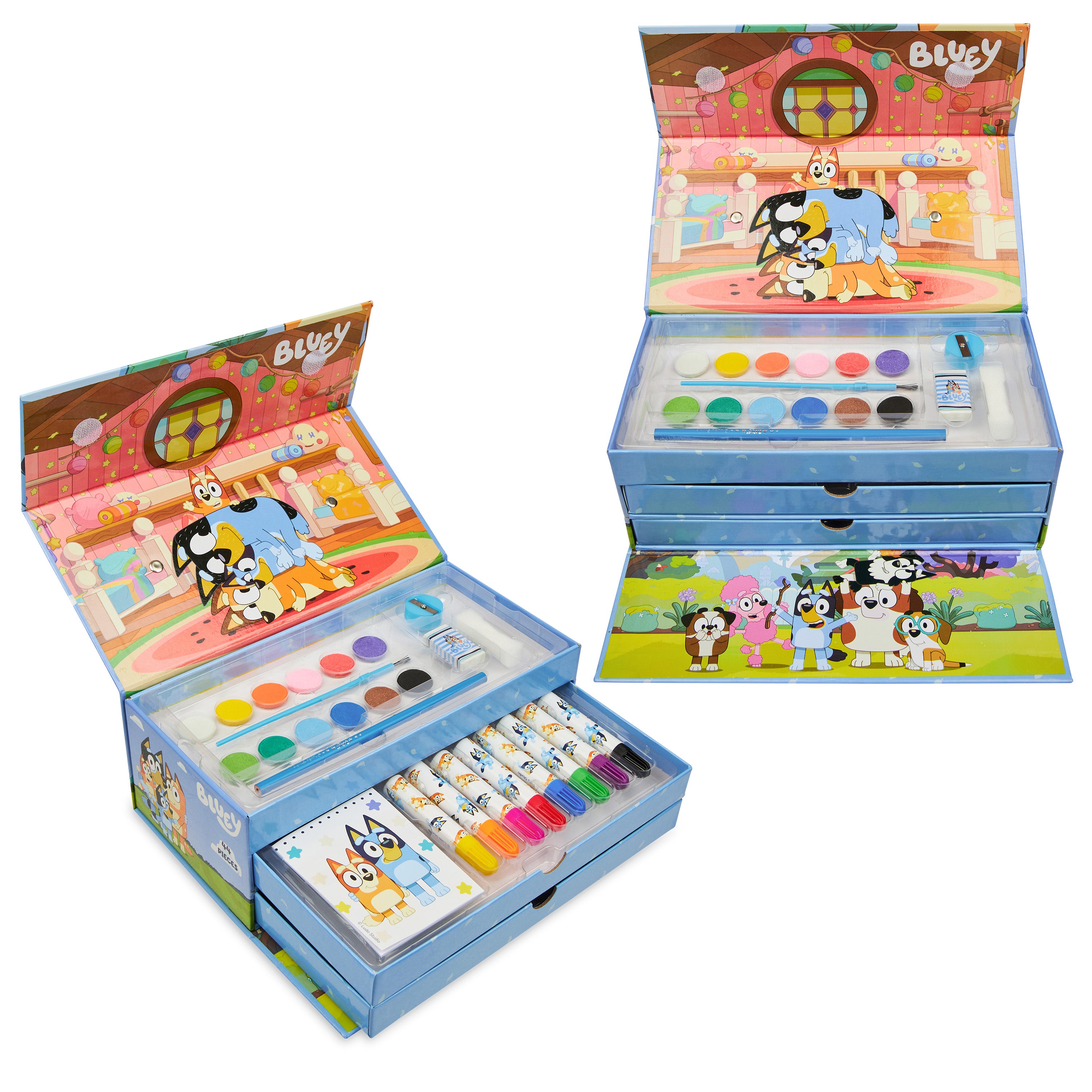 Bluey Kids Art Set 40 Plus Pieces - Colouring Sets - Get Trend