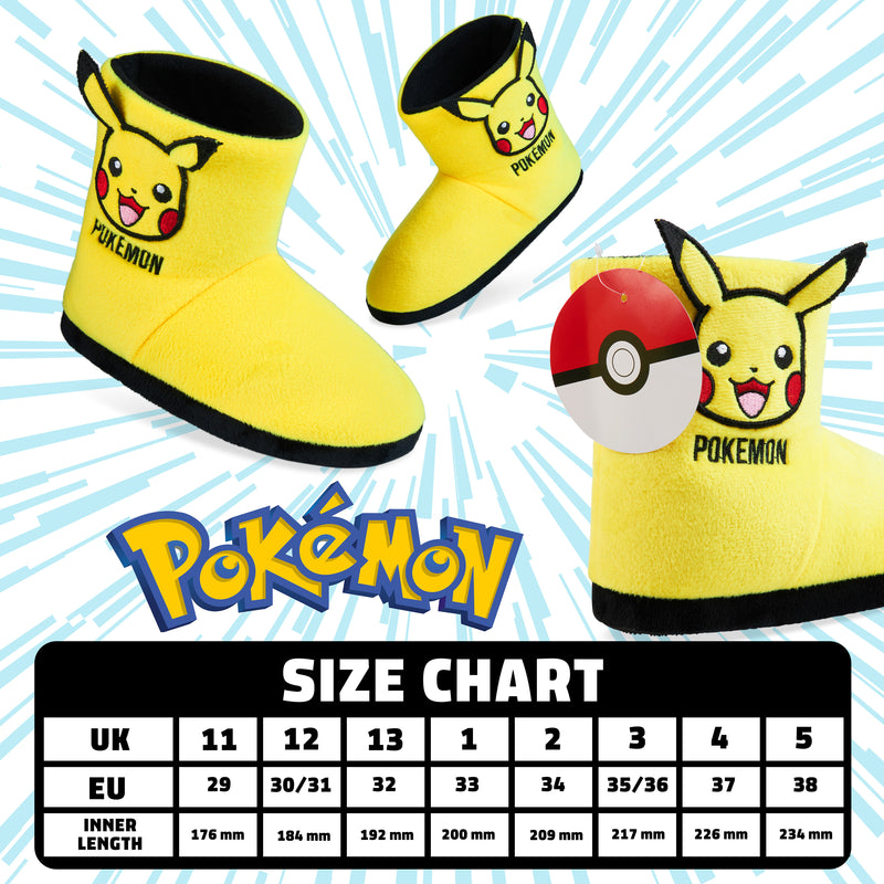 Pokemon Boys Slippers, Pikachu Bulbasaur Soft Kids Shoes, Pokemon Gifts for Boys